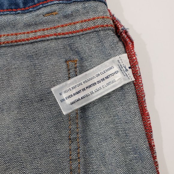 Tommy Hilfiger OS Boot Cut Jeans Size 9/10 Medium Wash 5 Pocket Design - Picture 6 of 12